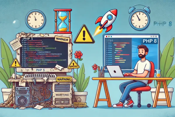 PHP 5 to PHP 8: Key Differences, Performance Boosts & New Features PHP 5 to PHP 8: Key Differences, Performance Boosts & New Features